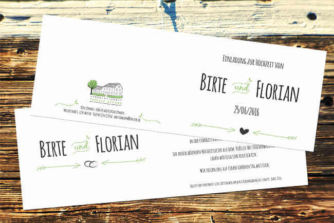 Hochzeitseinladung